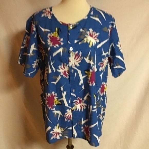 Vintage 80s bright surfer tunic - Picture 9 of 12